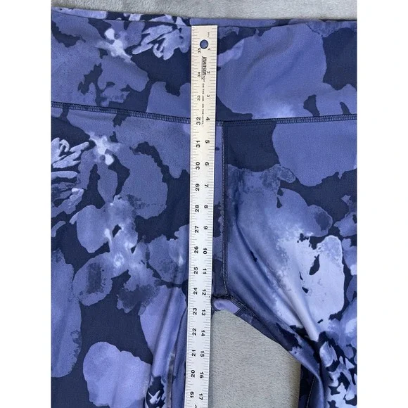 Fabletics Pants Womens XXL Blue Tie Due High Waist Skinny Leggings 1617843 - Picture 4 of 9